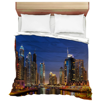 Cityscape Comforters Duvets Sheets, City Skyline Duvet Cover