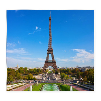 Eiffel Tower In Paris Custom Size Floor Mat