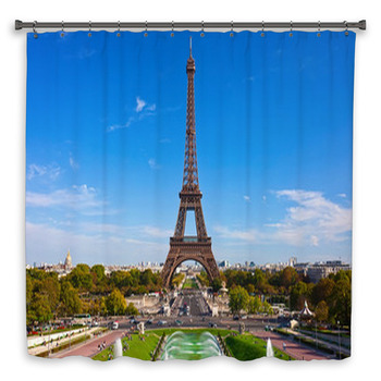 Eiffel Tower In Paris Shower Curtain