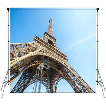 Eiffel Tower Paris Fleece Backdrop