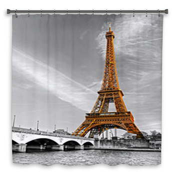 Paris Shower Curtains Mats Towels Personalize