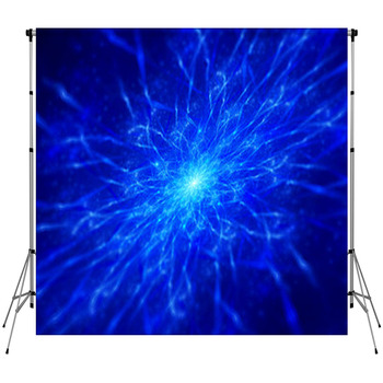Electromagnetic Field Fleece Backdrop