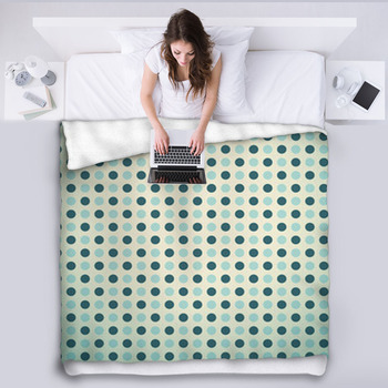 Elegant Vector Pattern (tiling) Fleece Blanket