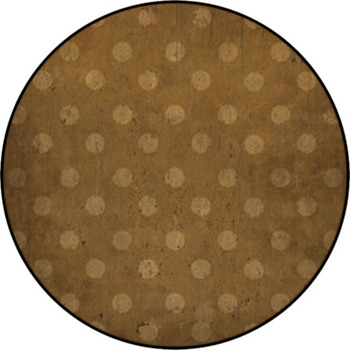 Elegant Vintage Background, Polka Dots, Round Rug