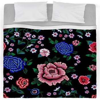 Mexican Style Comforters Duvets, Mexican Embroidered Duvet Cover