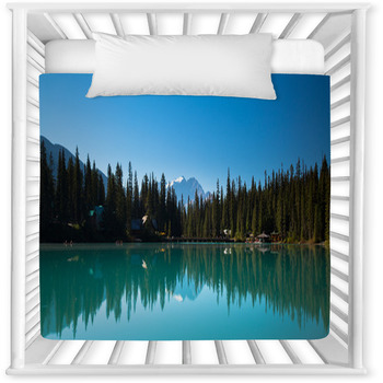 Emerald Lake Lodge Baby Crib Comforter