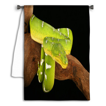 Emerald Tree Boa  ( Corallus Caninus) Towel