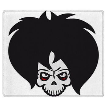 Emo Skull Area Rug