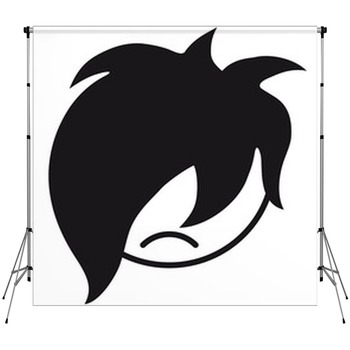 Emo Smiley Custom Size Backdrop