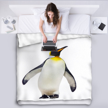 Emperor Penguins Fleece Blanket