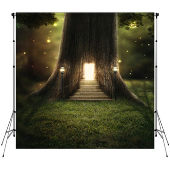 Enchanted Forest. Custom Size Backdrop
