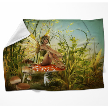 Enjoy The Last Sunbeams Woven Throw Blanket