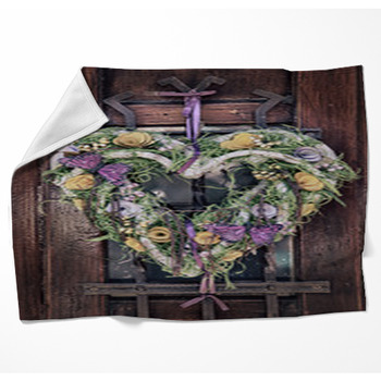 Entrance Door Woven Throw Blanket