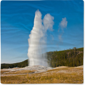Eruption Of Old Faithful Geyser At Baby Blanket