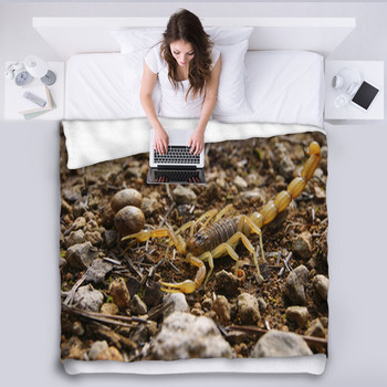 Escorpión Fleece Blanket