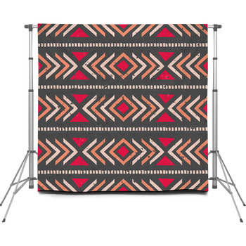 Ethnic Seamless Background Custom Size Backdrop