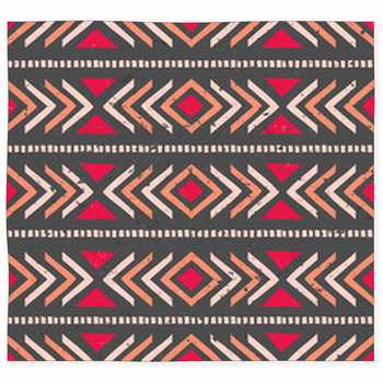 Ethnic Seamless Background Custom Size Floor Mat