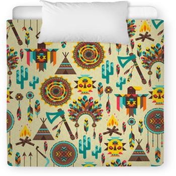 Ethnic Seamless Pattern In Native Toddler Comforter
