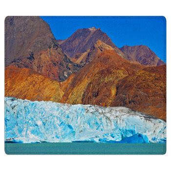 Excursion To The White-blue Glacier Area Rug