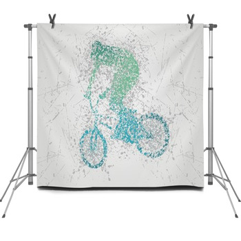 Extreme Sport Art Fleece Backdrop
