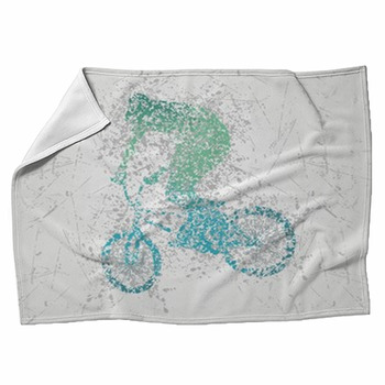 Extreme Sport Art Fleece Blanket