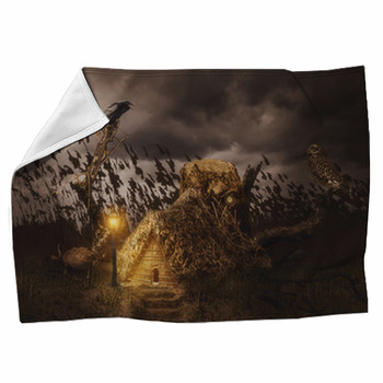 Fairy House Fleece Blanket