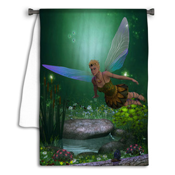 Fairy In Flight Towel