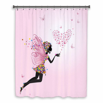 Fairy With A Valentine Of Custom Size Shower Curtain