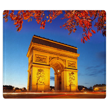 Famous Arc De Triomphe In Autumn, Paris, France Area Rug