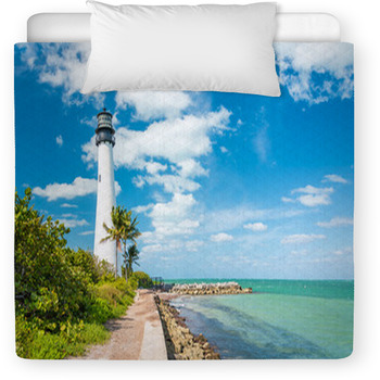 Famous Lighthouse At Key Biscayne, Toddler Comforter