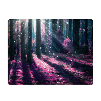 Fantasy Landscape. Mysterious Old Forest. Bath Mat