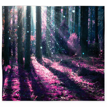 Fantasy Landscape. Mysterious Old Custom Size Floor Mat