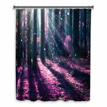 Fantasy Landscape. Mysterious  Custom Size Shower Curtain