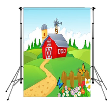 Farm Background Pole Pocket Backdrop
