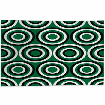 Fashion Pattern With Squares And Stars Area Rug