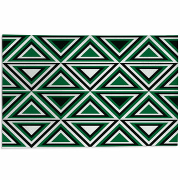 Fashion Pattern With Triangles Area Rug