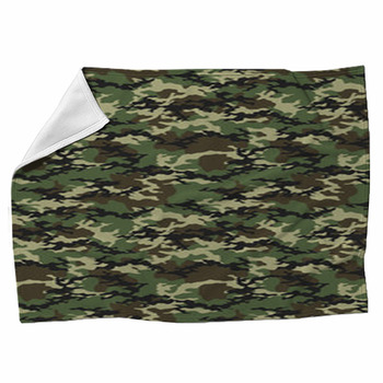 Fashionable Camouflage Pattern Military Fleece Blanket