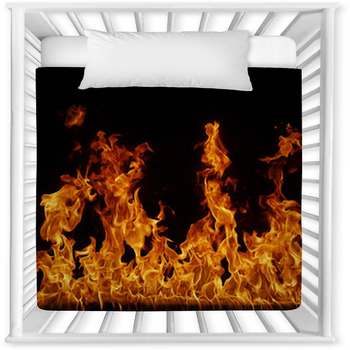 Feuer, Flamme Hintergrund Baby Crib Comforter