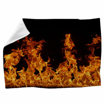 Feuer, Flamme Hintergrund Fleece Blanket