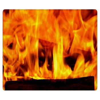 Feuer Und Flamme Bath Mat