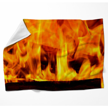 Feuer Und Flamme Woven Throw Blanket