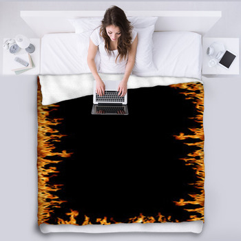 Feuerrahmen Fleece Blanket