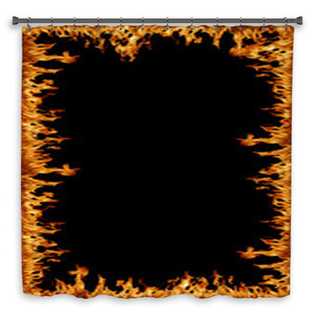 Feuerrahmen Shower Curtain