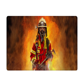 Feuerwehrmann Panorama Bath Mat
