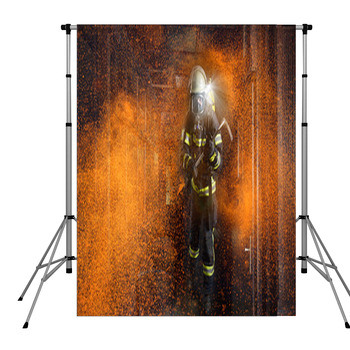 Feuerwehrmann Pole Pocket Backdrop