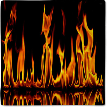 Fire And Flames Baby Blanket