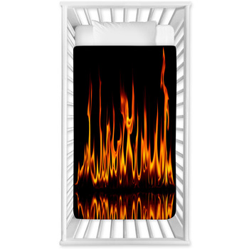 Fire And Flames Baby Crib Comforter