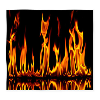 Fire And Flames Custom Size Floor Mat