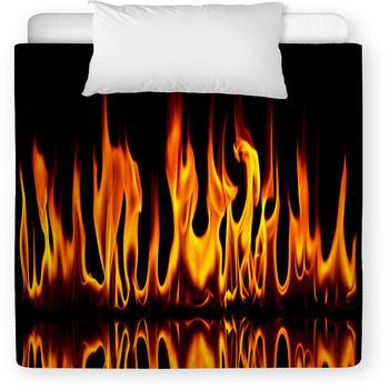 Fire And Flames Toddler Duvet