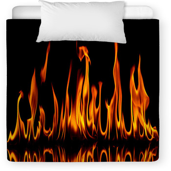 Fire And Flames Toddler Duvet